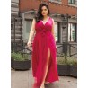  Plus size Robe Bicotone 