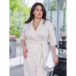  Plus size Robe Bicotone 