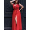  Plus size Robe Bicotone 