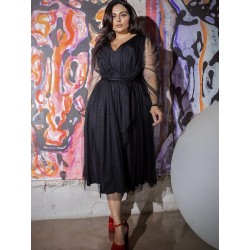  Plus size Robe Bicotone 