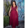  Plus size Robe Bicotone 