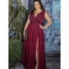  Plus size Robe Bicotone 