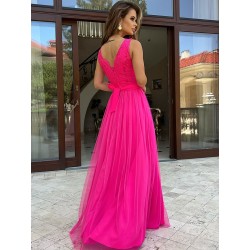  Robe longue Bicotone 