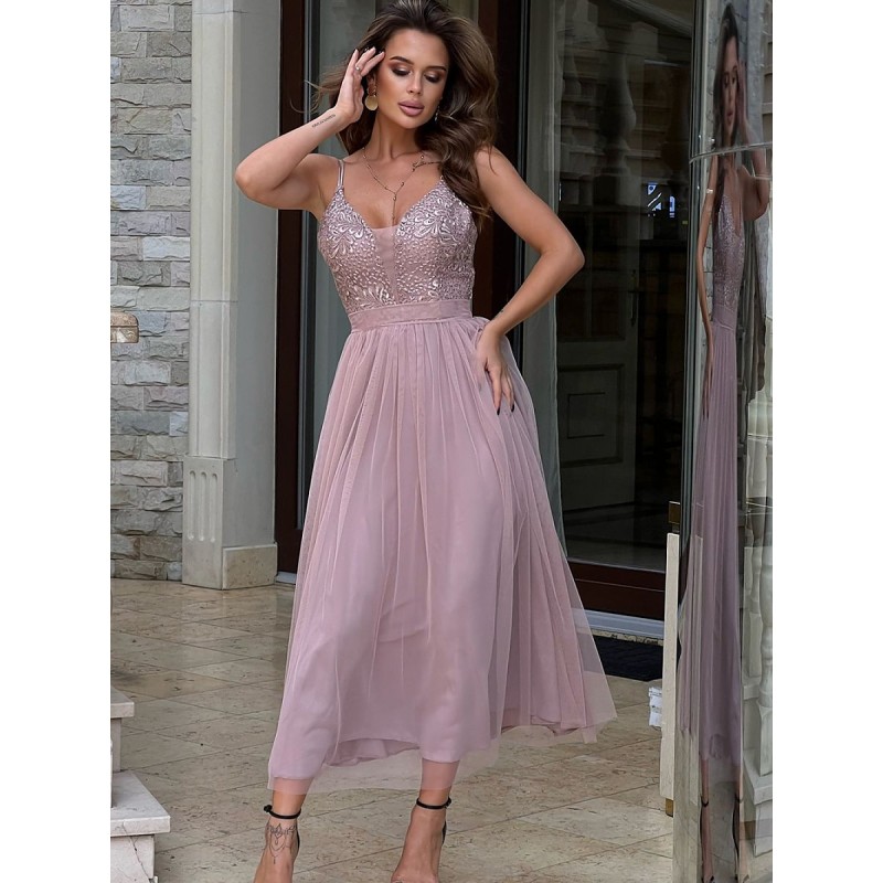 Robe longue Bicotone 