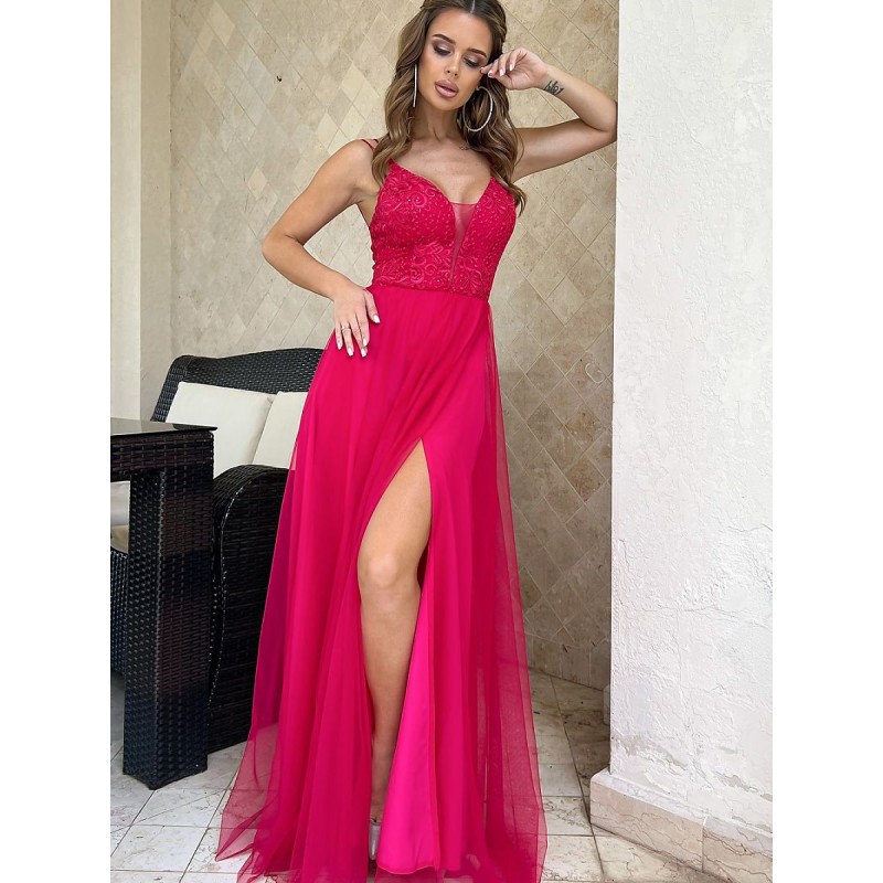  Robe longue Bicotone 