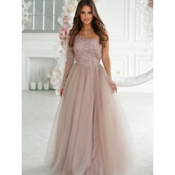  Robe longue Bicotone 