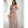  Robe longue Bicotone 