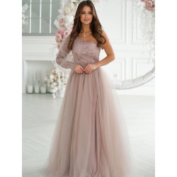  Robe longue Bicotone 